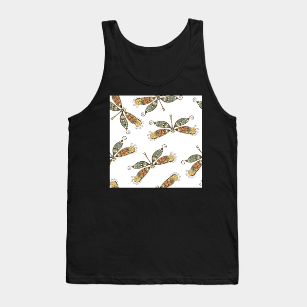 Artistic Insects Tank Top by Alexander S.